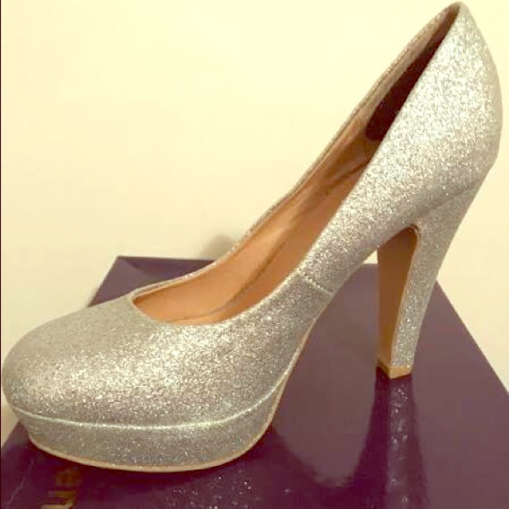 Madden Girl silver heels